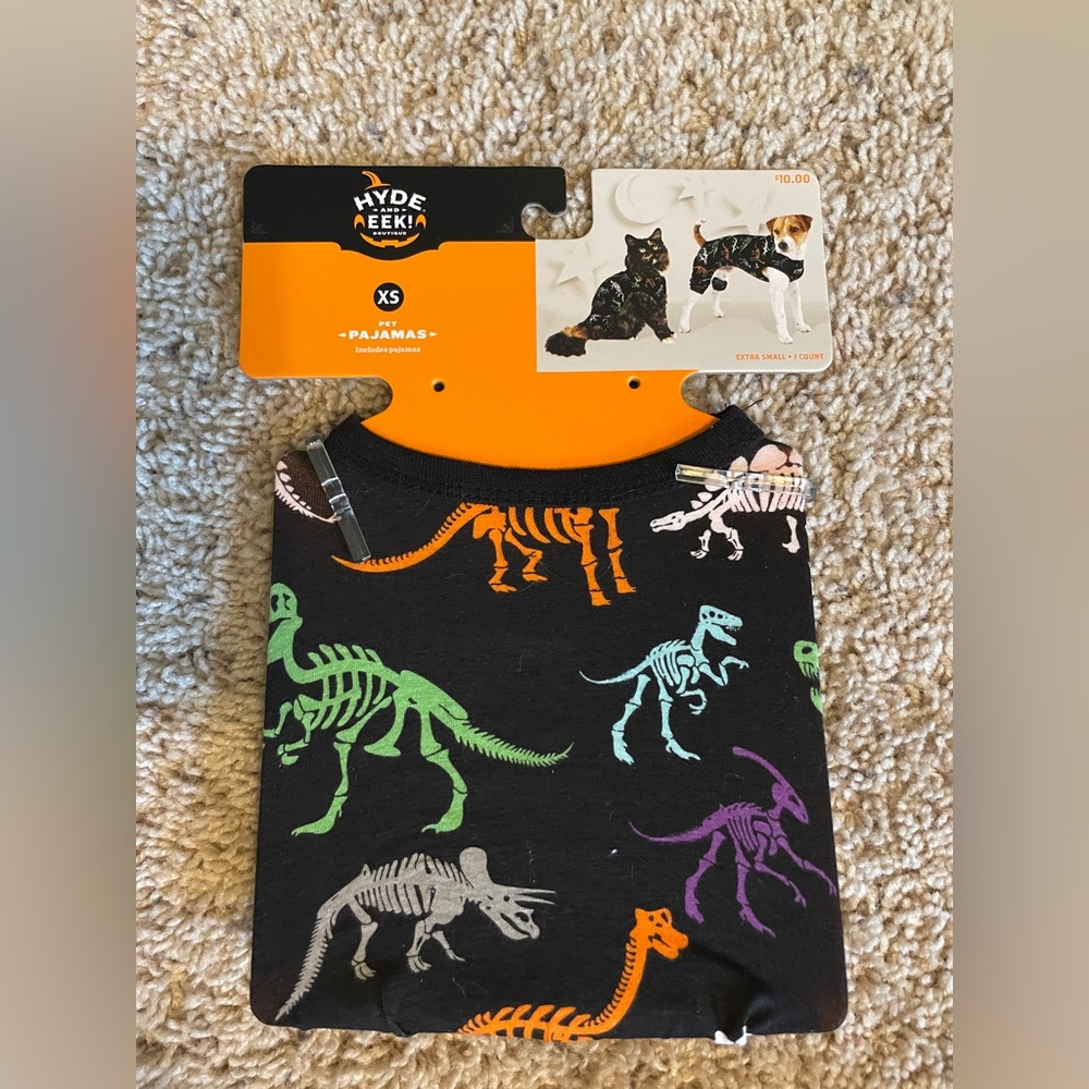 Hyde and Eek! Boutique Halloween Dinosaur Skeleton Pajamas